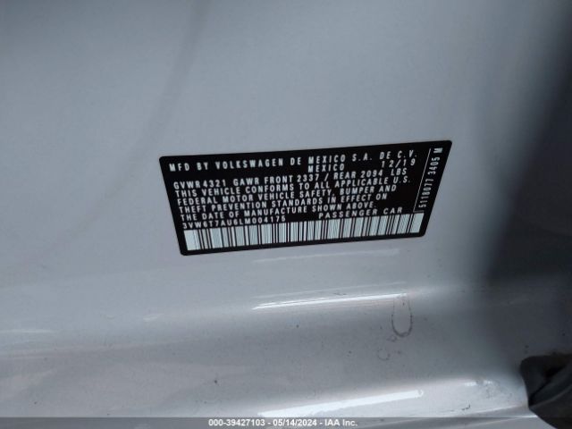 3VW6T7AU6LM004175 Volkswagen Golf Gti 2.0t Autobahn/2.0t S/2.0t Se