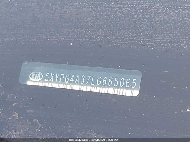5XYPG4A37LG665065 KIA Sorento 2.4l Lx