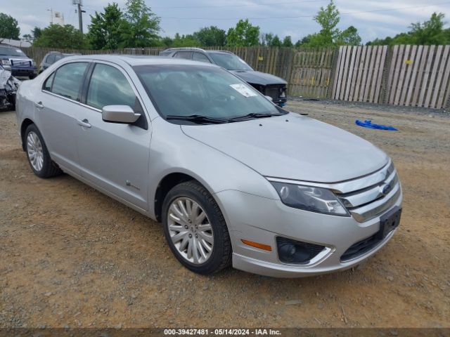 Auction sale of the 2010 Ford Fusion Hybrid, vin: 3FADP0L35AR159185, lot number: 39427481