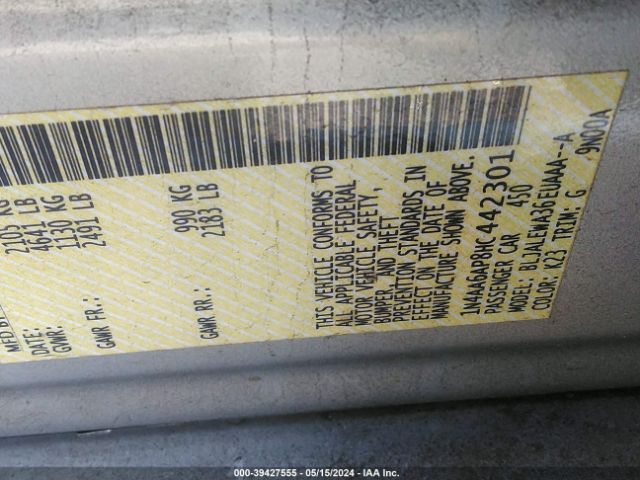 1N4AA6AP8HC442301 Nissan Maxima 3.5 Sl
