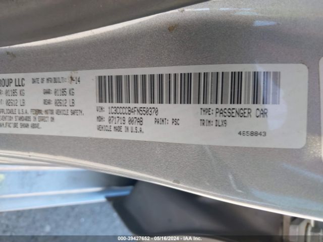 1C3CCCCB4FN550370 Chrysler 200 C