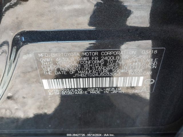 JTHBZ1D24J5033053 Lexus IS 350