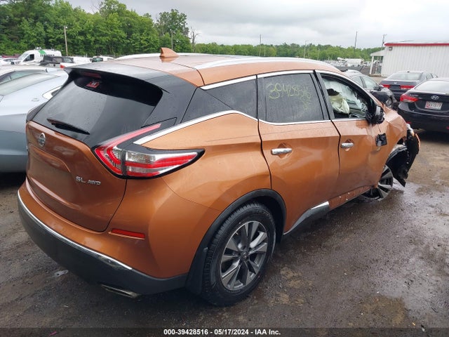 Nissan MURANO SL 2016 5N1AZ2MH8GN169262 Image 4
