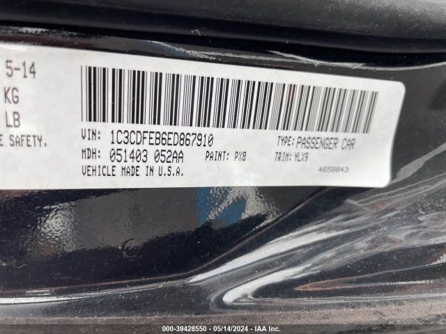 1C3CDFEB6ED867910 Dodge DART GT