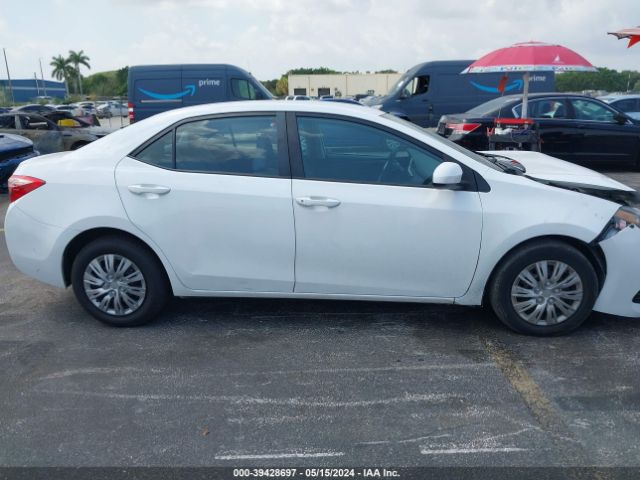 2T1BURHE8KC210100 Toyota COROLLA L