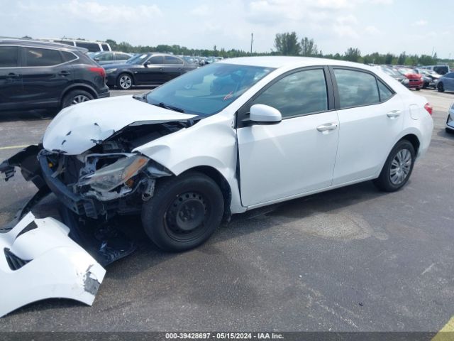 2T1BURHE8KC210100 Toyota COROLLA L