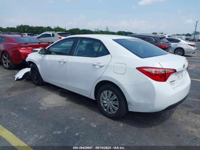 2T1BURHE8KC210100 Toyota COROLLA L