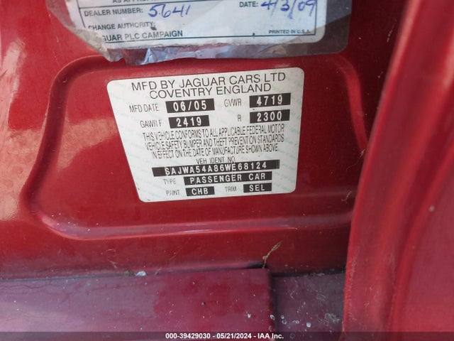2006 JAGUAR X-TYPE SAJWA54A86WE68124 Photo 8