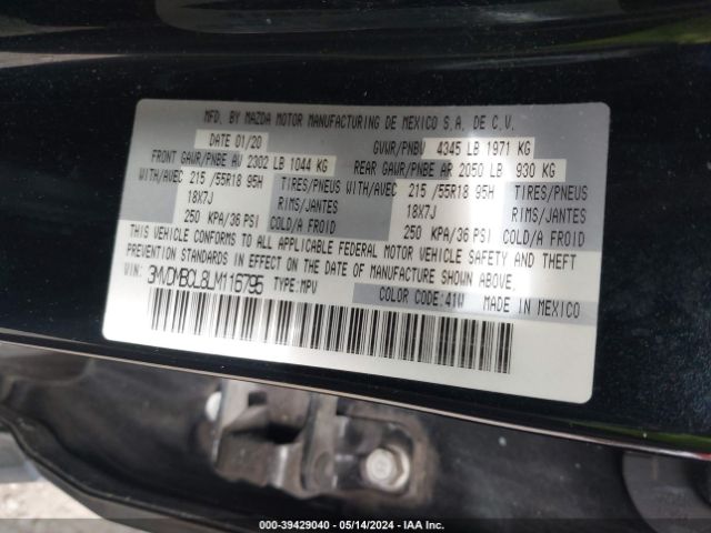 3MVDMBCL8LM116795 Mazda Cx-30 Select Package