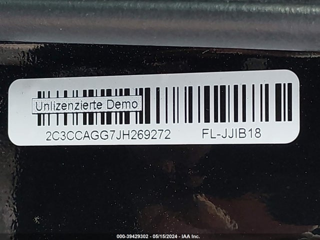 Chrysler 300 300s Awd 2018 2C3CCAGG7JH269272 Image 9