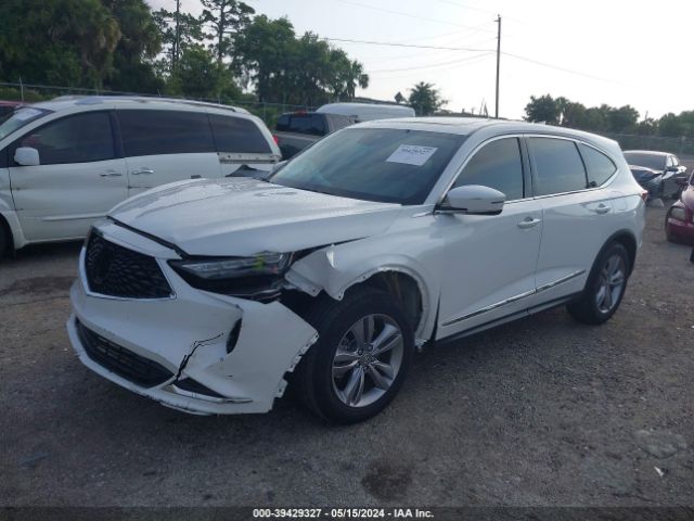5J8YD9H38NL007201 Acura Mdx Standard