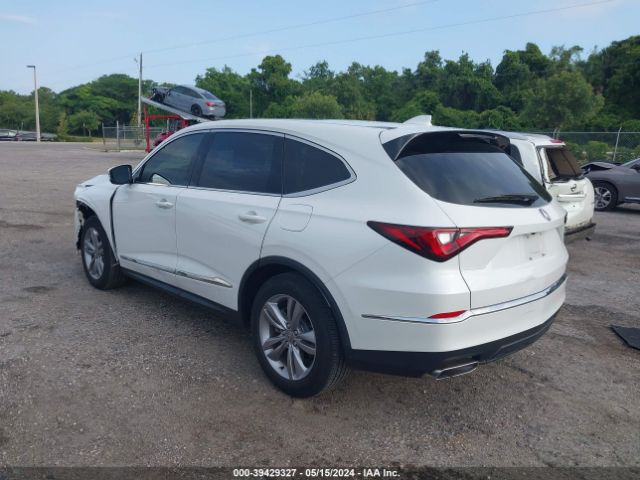 5J8YD9H38NL007201 Acura Mdx Standard