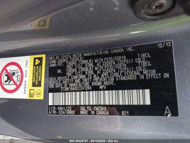 2T2BK1BAXEC241264 Lexus Rx 350 F Sport