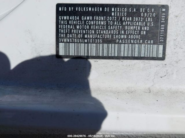 3VWN57BU5LM101355 Volkswagen Jetta 1.4t R-line/1.4t S