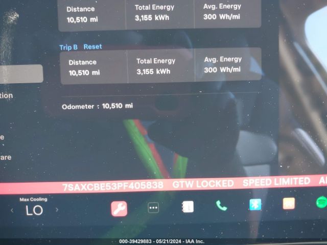 7SAXCBE53PF405838 Tesla Model X Dual Motor All-wheel Drive/standard Range
