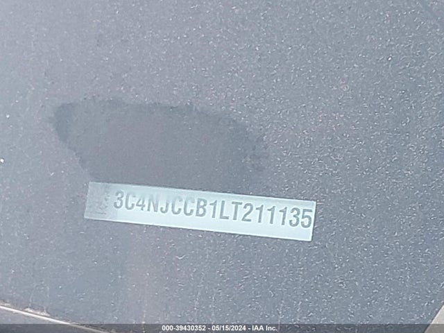 3C4NJCCB1LT211135 Jeep Compass Limited Fwd