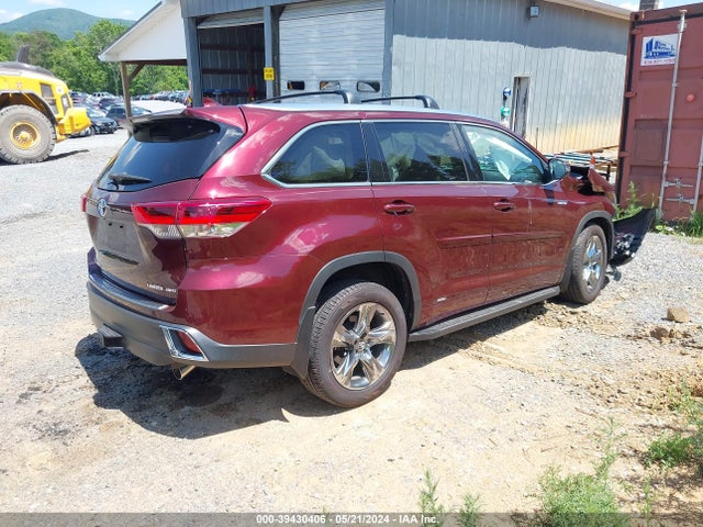 Toyota Highlander Limited Platinum 2017 5TDDZRFH4HS458075 Image 4