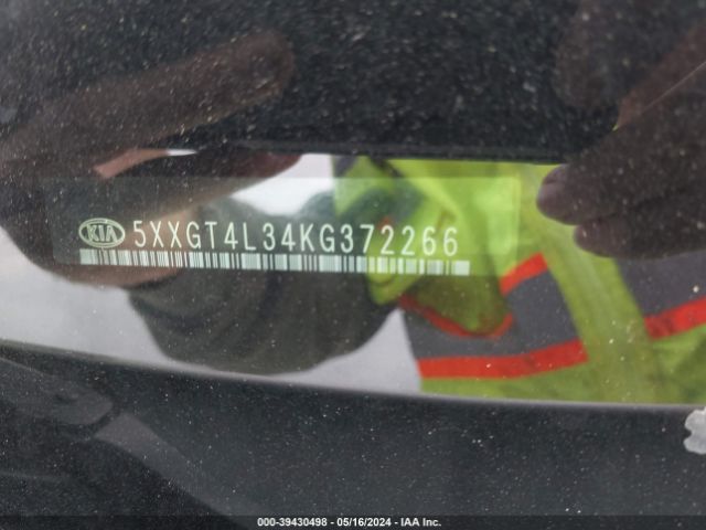 5XXGT4L34KG372266 KIA Optima Lx