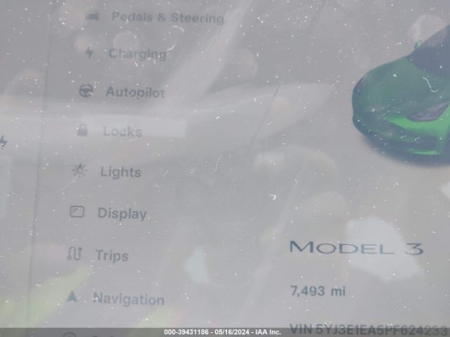 5YJ3E1EA5PF624233 Tesla Model 3 Rear-wheel Drive