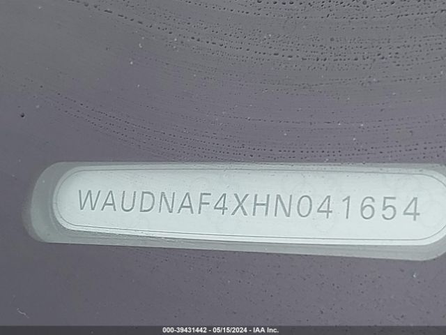 WAUDNAF4XHN041654 Audi A4 2.0t Season Of Audi Premium