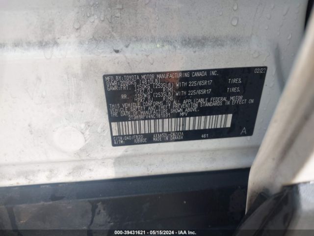 2T3H1RFV4NC181891 Toyota RAV4 LE