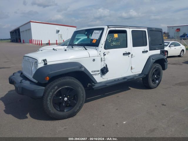1C4BJWDG2HL624375 Jeep Wrangler Unlimited Sport 4x4