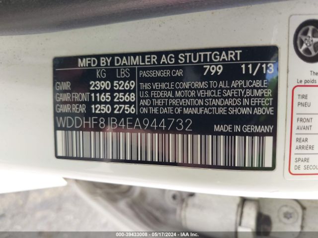 WDDHF8JB4EA944732 Mercedes-Benz E 350 4matic