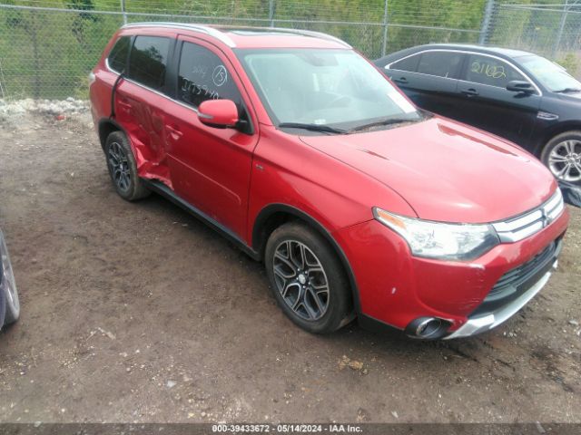 39433672 :رقم المزاد ، JA4JZ4AX1FZ007860 vin ، 2015 Mitsubishi Outlander Gt مزاد بيع