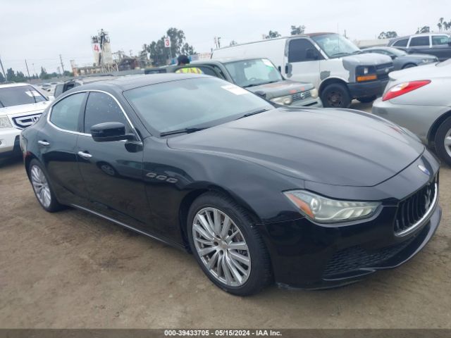 Продажа на аукционе авто 2015 Maserati Ghibli S Q4, vin: ZAM57RTA5F1154311, номер лота: 39433705