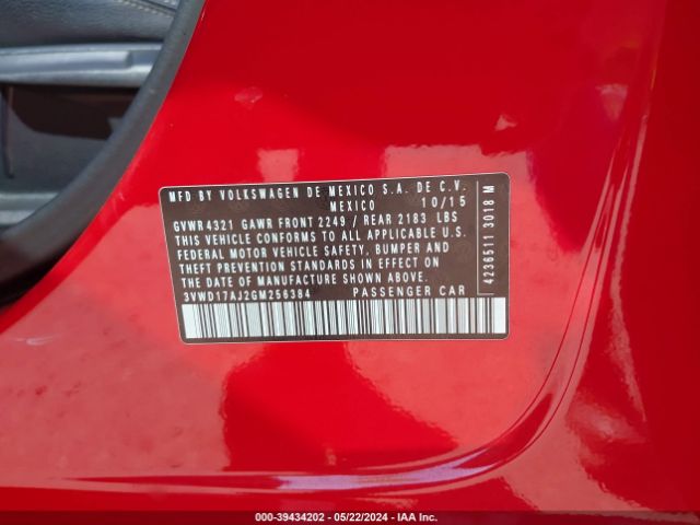 3VWD17AJ2GM256384 Volkswagen Jetta 1.8t Sport