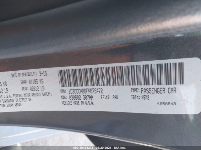 1C3CCCAB6FN679472 Chrysler 200 Limited