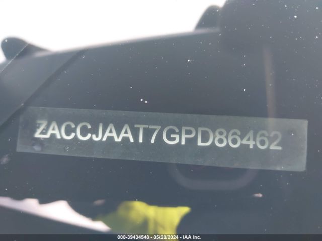ZACCJAAT7GPD86462 Jeep Renegade Sport