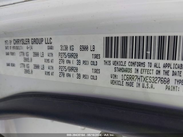 1C6RR7HTXES327660 RAM 1500 Sport