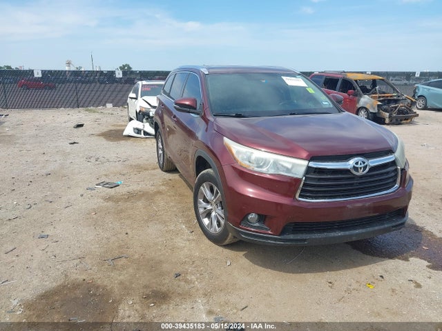 Toyota Highlander Xle V6 2015 5TDKKRFH5FS059149 main image