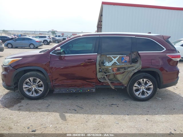 Toyota Highlander Xle V6 2015 5TDKKRFH5FS059149 Image 14