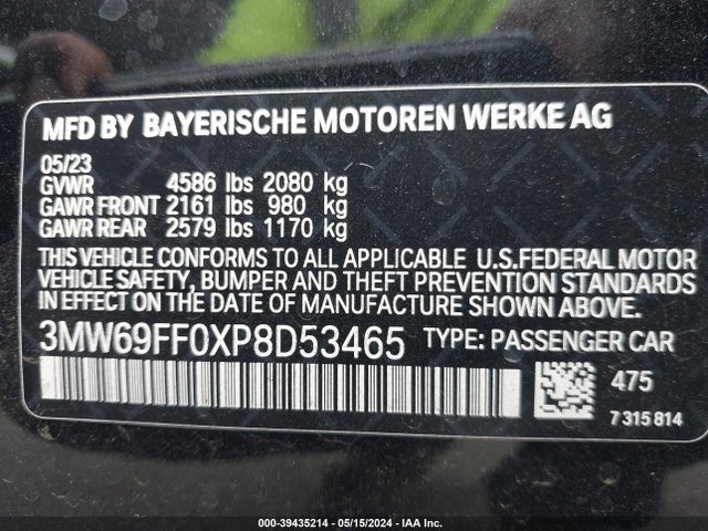 BMW 330I 2023 3MW69FF0XP8D53465 Image 9