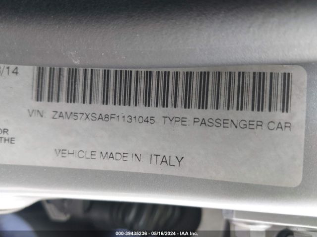 ZAM57XSA8F1131045 Maserati Ghibli