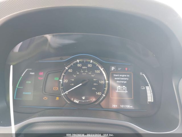 KMHC65LC6KU168618 Hyundai IONIQ BLUE