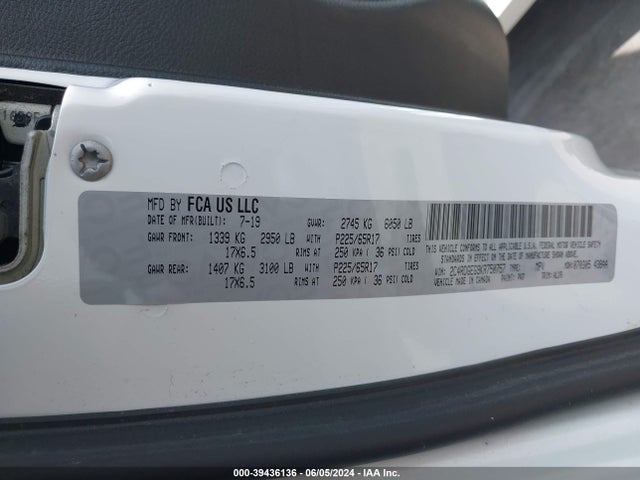 Dodge Grand Caravan Gt 2019 2C4RDGEG9KR750757 Image 9