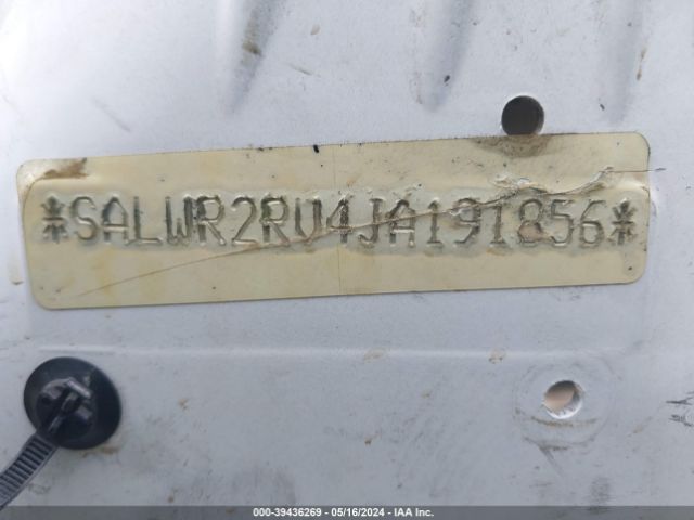 SALWR2RV4JA191856 Land Rover Range Rover Sport Hse