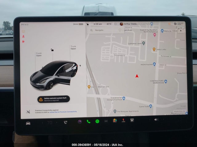 Tesla Model 3 Rear-wheel Drive 2022 5YJ3E1EA9NF344070 Image 19