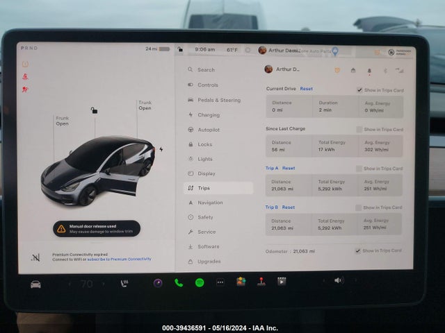 Tesla Model 3 Rear-wheel Drive 2022 5YJ3E1EA9NF344070 Image 7