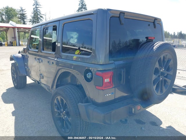 39436857 :رقم المزاد ، 1C4JJXP66MW676475 vin ، 2021 Jeep Wrangler 4xe Unlimited Sahara 4x4 مزاد بيع