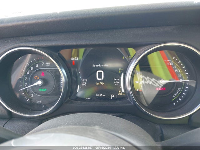 39436857 :رقم المزاد ، 1C4JJXP66MW676475 vin ، 2021 Jeep Wrangler 4xe Unlimited Sahara 4x4 مزاد بيع