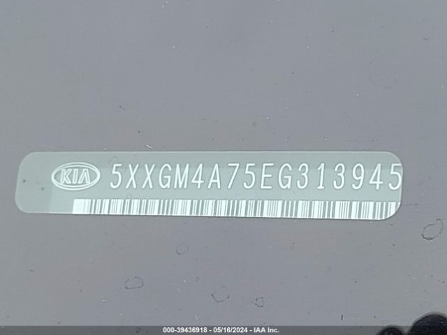 5XXGM4A75EG313945 KIA Optima Lx