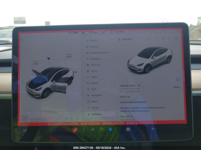 5YJYGDEE8MF229768 Tesla Model Y Long Range Dual Motor All-wheel Drive