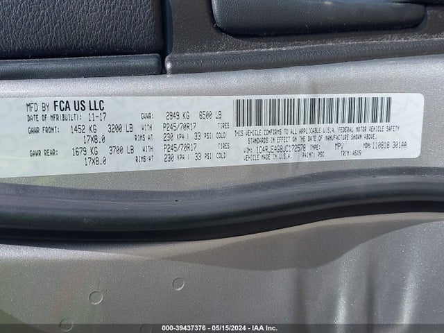 Jeep Grand Cherokee Laredo E 4x2 2018 1C4RJEAG8JC172578 Image 9