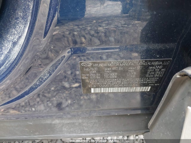 Hyundai Santa Fe Sel 2020 5NMS3CAD4LH226176 Image 9