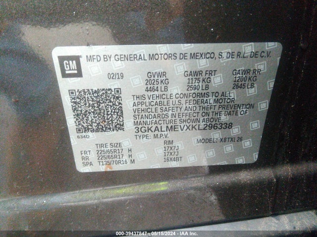 GMC Terrain Sle 2019 3GKALMEVXKL296338 Image 9