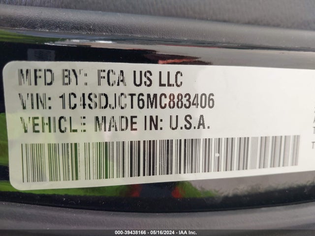 Dodge Durango R/t Awd 2021 1C4SDJCT6MC883406 Image 9